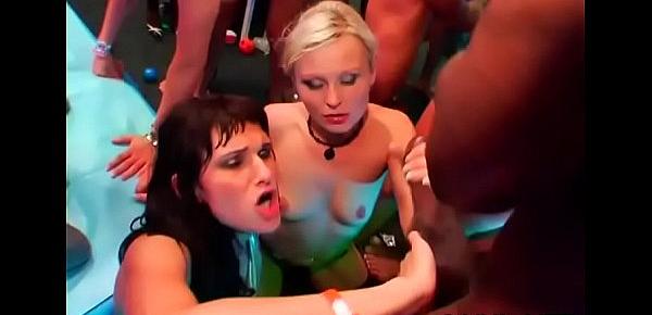  Babes are having wild joy tasting different hard cocks